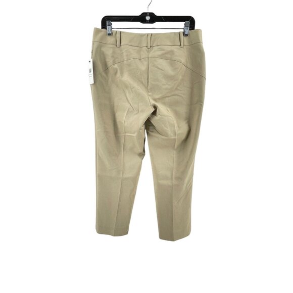 NWT Women's Chaus NY Crop Khaki Pants Zipper Pockets Mid Rise Size 6 - Picture 5 of 13